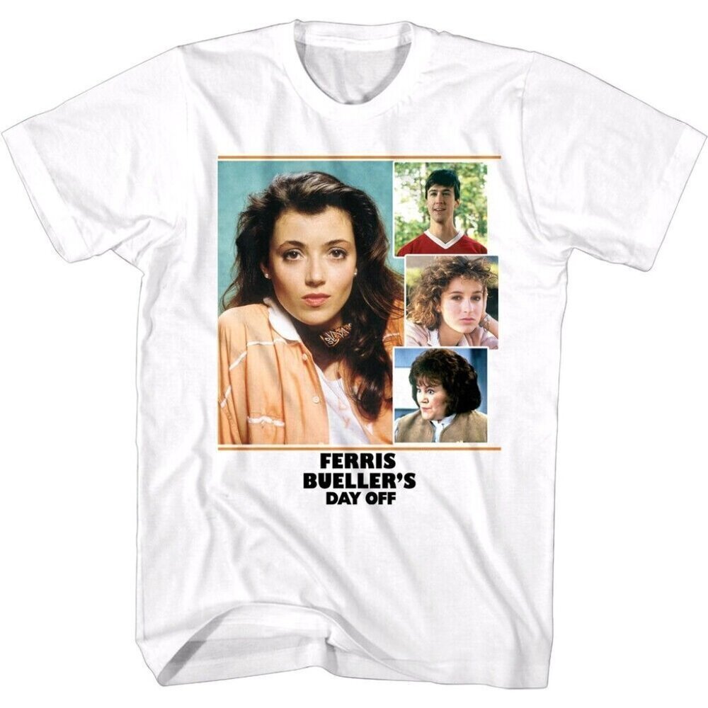 Ferris Bueller Cast Collage 80s Comedy Movie Graphic Fan Gift T-Shirt 152